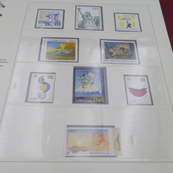 Collection timbres de France 2002-2004 neuf** complète en album Safe.