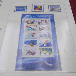 Collection timbres de France 2002-2004 neuf** complète en album Safe.