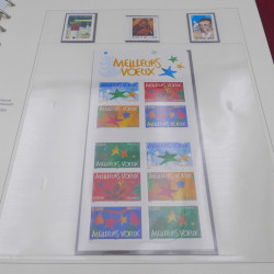 Collection timbres de France 2002-2004 neuf** complète en album Safe.