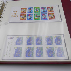 Collection timbres de France 2002-2004 neuf** complète en album Safe.