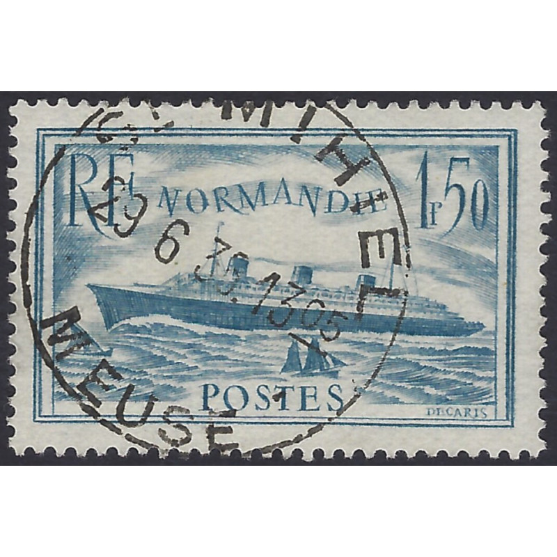 Normandie timbre de France N°300 oblitéré.