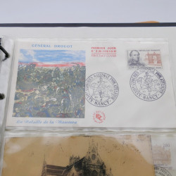 Vrac de timbres de France et monde en un carton.