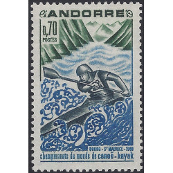 Andorre Français Championnat de Canoë-kayak timbre N°196 neuf**.