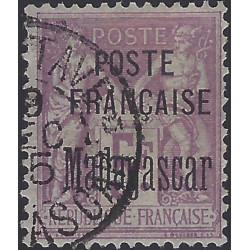 Madagascar et Dépendances timbre N°22 oblitéré.