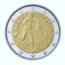 2 euros commémorative Slovaquie 2024 - Marathon de Kosice.