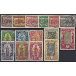 Congo français timbres N°27-41 série neuf*.