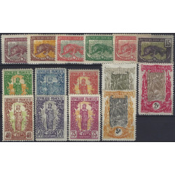 Congo français timbres N°27-41 série neuf*.