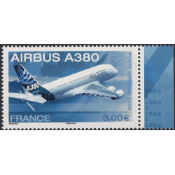 Timbre poste aérienne N°69a Airbus A380 neuf**.