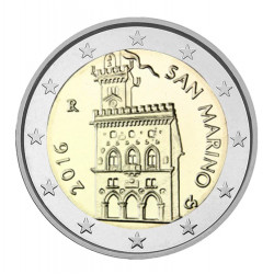 2 euros commémoratif Saint Marin 2016 - Palais du gouvernement.