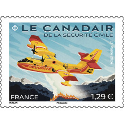 Timbre Le Canadair en feuillet de France N°F148 neuf**.