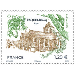 Timbre Esquelbecq en feuillet de France N°F150 neuf**.