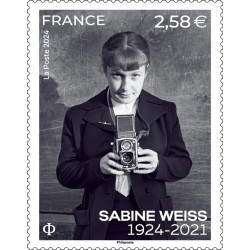 Timbre Sabine Weiss en feuillet de France N°F153 neuf**.