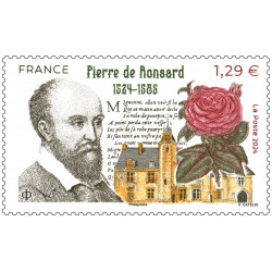 Timbre Pierre de Ronsard en feuillet de France N°F155 neuf**.