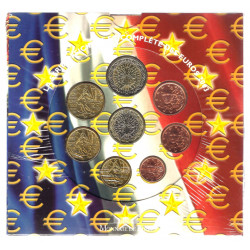 Série officielle Euro France 2003 coffret BU.