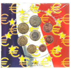 Série officielle Euro France 2004 coffret BU.