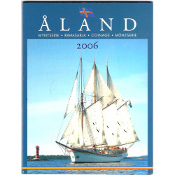 Série officielle Euro Finlande 2006 en coffret UNC - Åland.