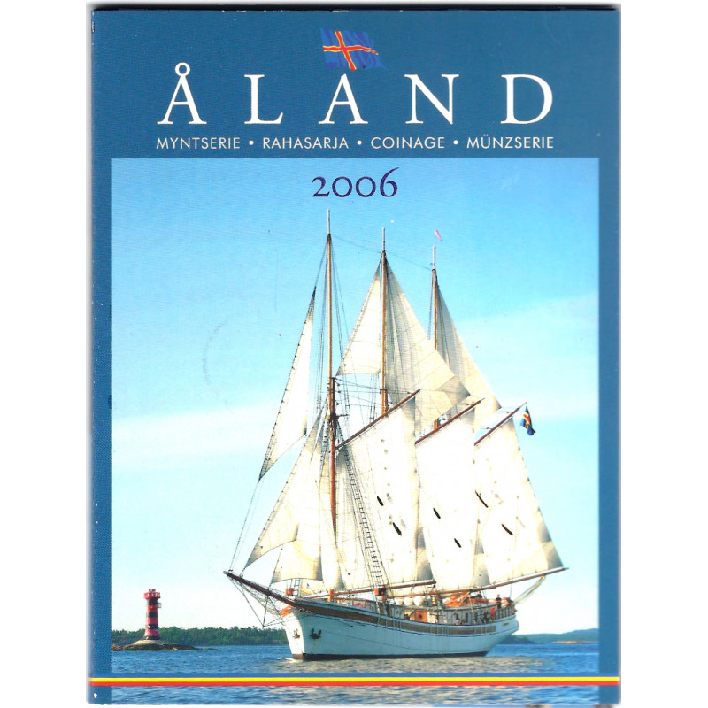 Série officielle Euro Finlande 2006 en coffret UNC - Åland.