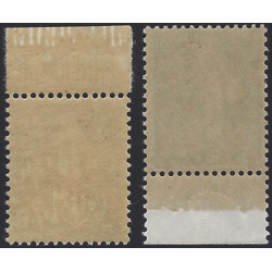 Semeuse timbres de France N°188 et 188A neuf**.