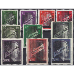 Libération timbres d'Autriche N°543-552 série neuf**.