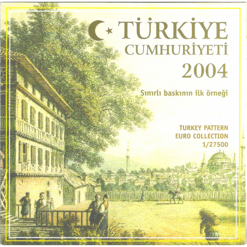 Série prototypes Euro Turquie 2004 coffret BU.