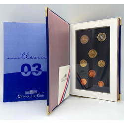 Série officielle Euro France 2003 coffret BE.