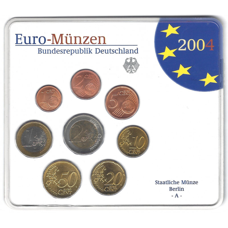 Série Euro Allemagne 2004 coincard BU - Atelier A.