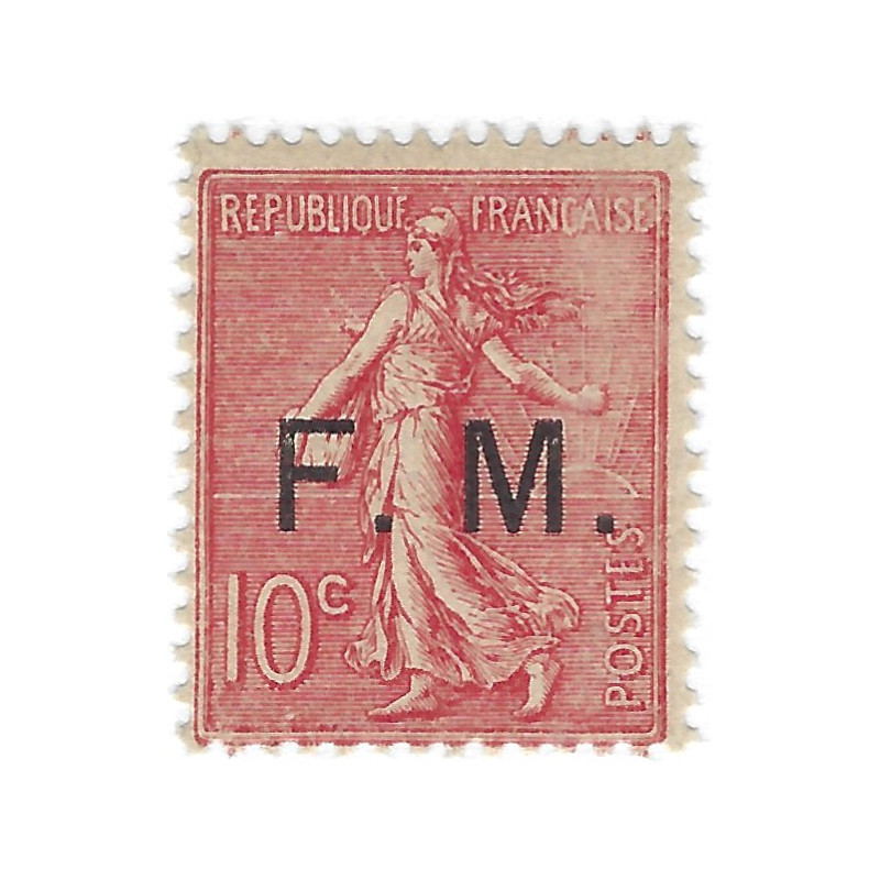 Timbre de Franchise Militaire N°4 variété neuf**.