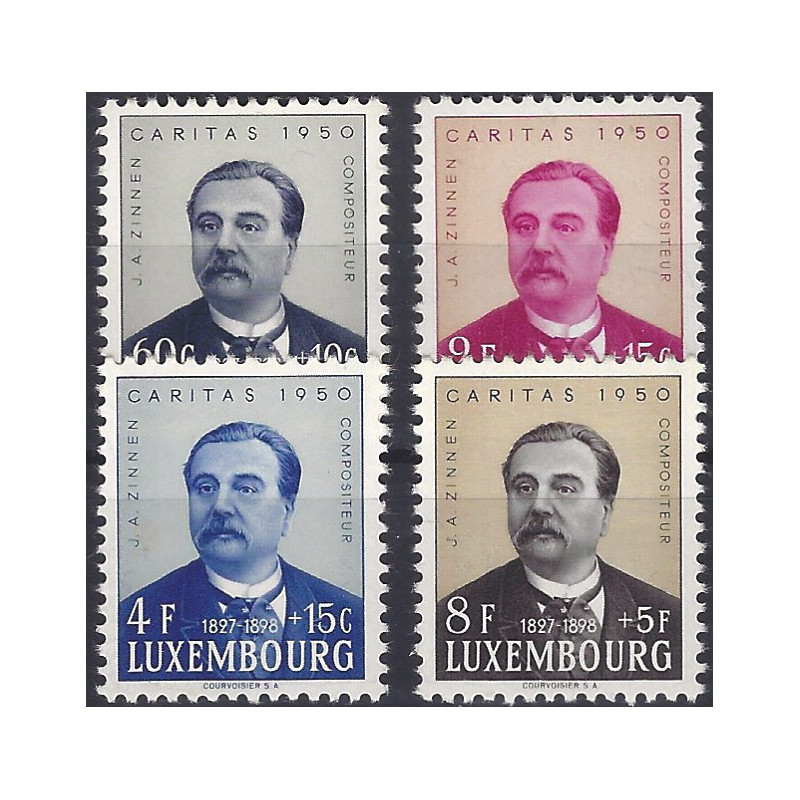 Luxembourg timbres N°439-442 série Caritas neuf**.