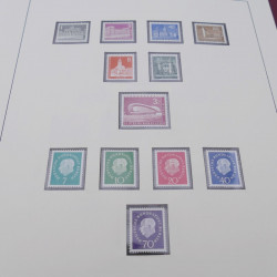 Collection timbres Berlin 1955-1977 neufs complet en album Lindner.