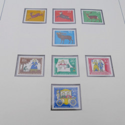 Collection timbres Berlin 1955-1977 neufs complet en album Lindner.