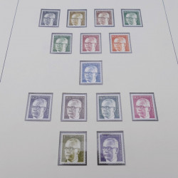 Collection timbres Berlin 1955-1977 neufs complet en album Lindner.