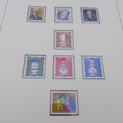 Collection timbres Berlin 1955-1977 neufs complet en album Lindner.