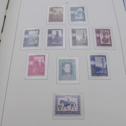 Collection timbres d'Autriche neuf** 1945-1973 en album Leuchtturm.