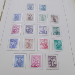 Collection timbres d'Autriche neuf** 1945-1973 en album Leuchtturm.