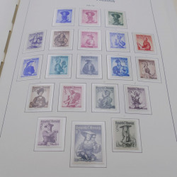 Collection timbres d'Autriche neuf** 1945-1973 en album Leuchtturm.