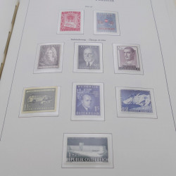 Collection timbres d'Autriche neuf** 1945-1973 en album Leuchtturm.