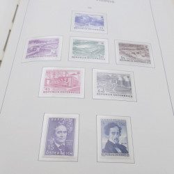 Collection timbres d'Autriche neuf** 1945-1973 en album Leuchtturm.