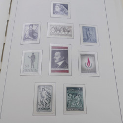 Collection timbres d'Autriche neuf** 1945-1973 en album Leuchtturm.