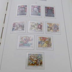 Collection timbres d'Autriche neuf** 1945-1973 en album Leuchtturm.