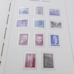 Collection timbres d'Autriche neuf** 1945-1973 en album Leuchtturm.