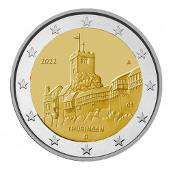 2 euros commémoratif Allemagne 2022 - Thuringe.