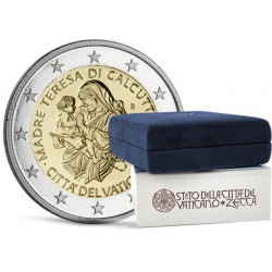 2 euros Vatican 2022 - Mère Teresa en coffret BE.