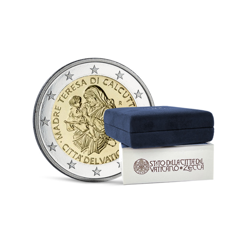 2 euros Vatican 2022 - Mère Teresa en coffret BE.