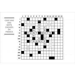 Feuillet de timbre Cent ans des mots croisés en France N°F5824 neuf**.