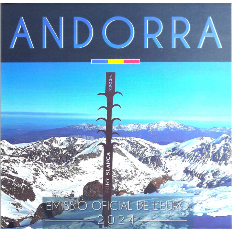 Série Euro Andorre 2024 coffret BU.