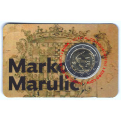 2 euros commémorative Croatie 2024 BU Coincard - Marko Marulic.