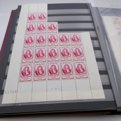 Stock de timbres de France neufs** en deux albums.