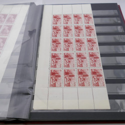 Stock de timbres de France neufs** en deux albums.