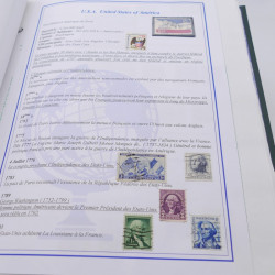 Vrac de timbres du monde neufs et oblitérés en un carton.