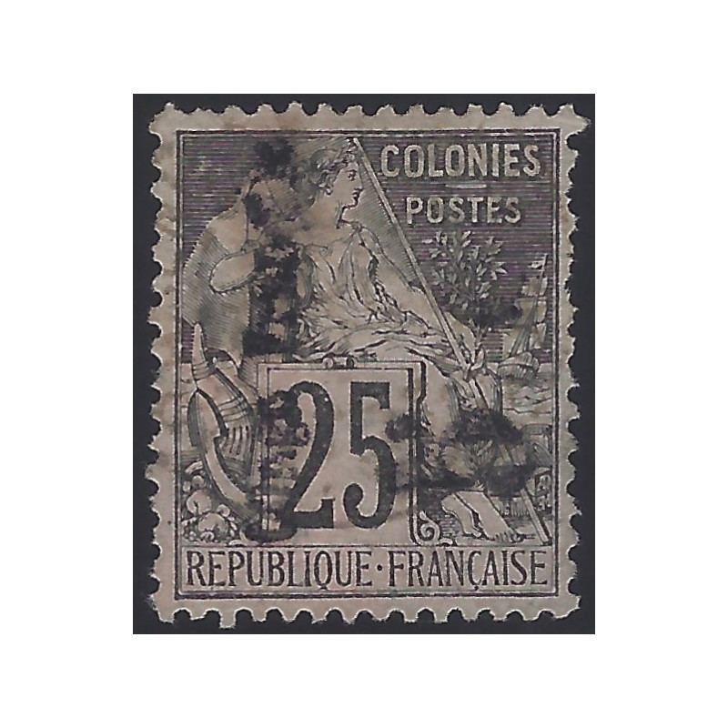 Congo français timbre N°4a oblitéré.